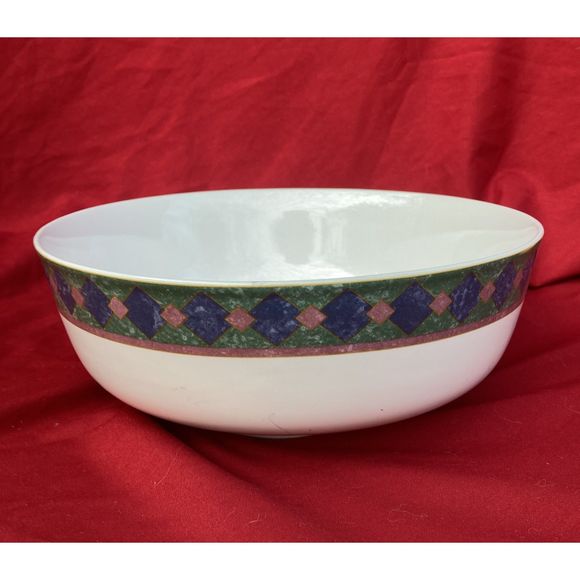 Pfaltzgraff Amalfi Mediterranean 9" Diameter Serving Bowl - Pat Farrell Design - Picture 1 of 12